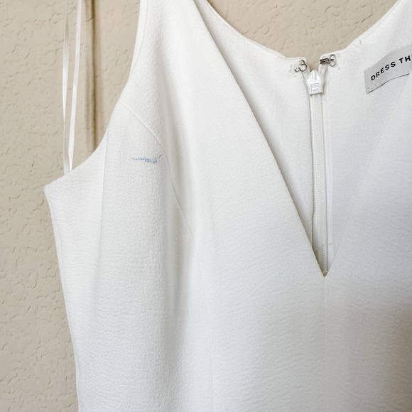 Dress The Population Iris Trumpet White Formal Maxi Dress Size XS - Picture 7 of 13